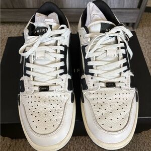 AMIRI Black and White Men's Sneakers